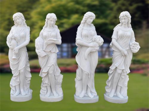 Four Seasons Lady Sculptures
