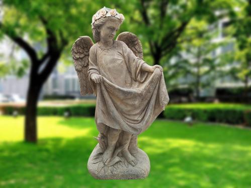 Child Angel Garden Statue